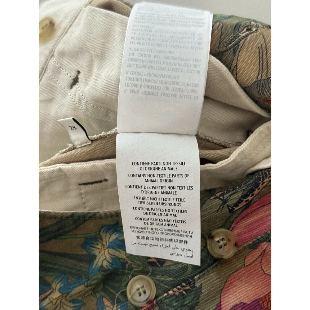 Gucci - Flora Snake Print Chino Pants